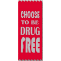 Stock Drug Free Ribbons (Choose to Be Drug Free)